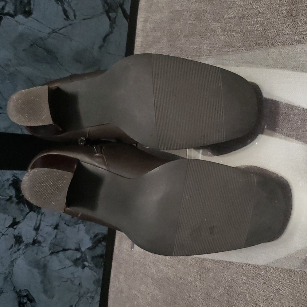 Karen Scott brown leather boots - Picture 5 of 8